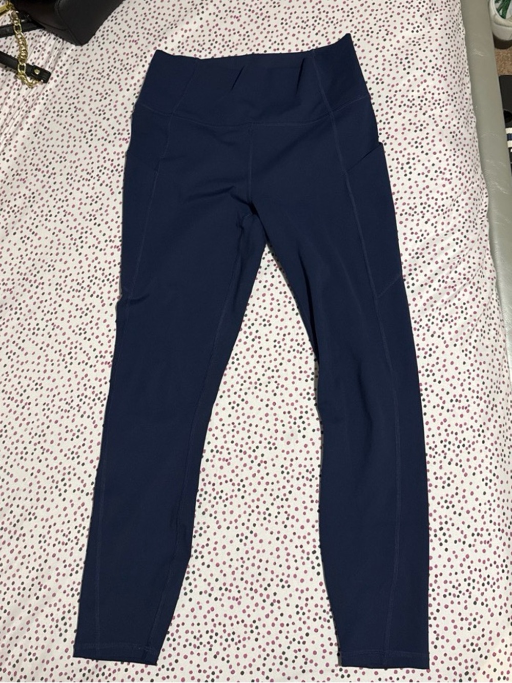 Fabletics Girls Navy Blue Leggings